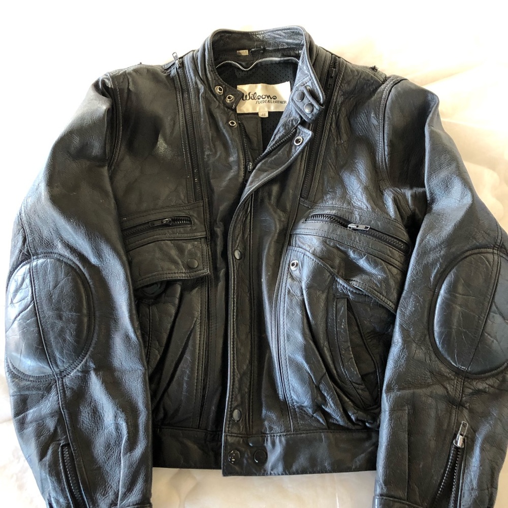 Vintage Wilson’s suede and leather jacket